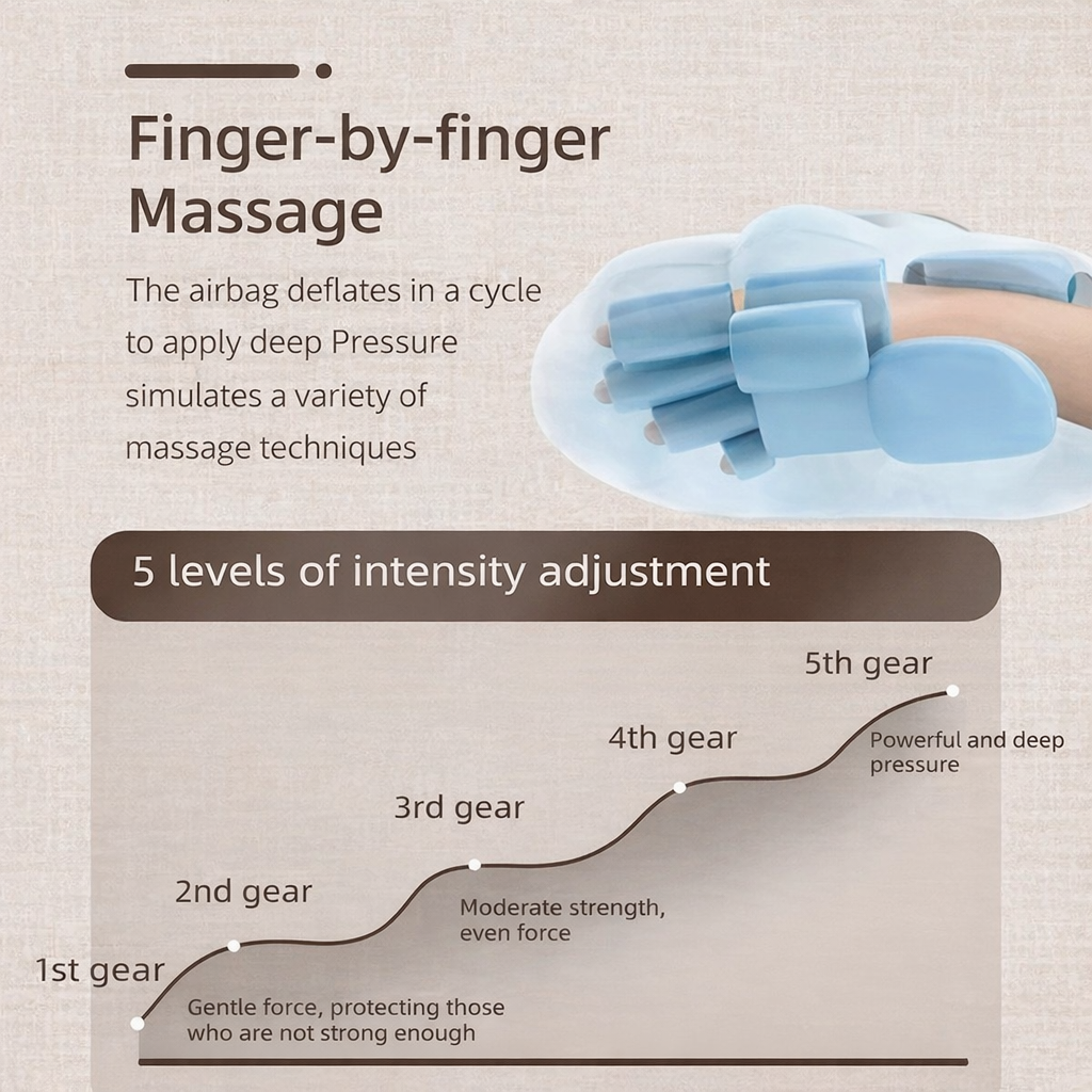 VibraGrip Smart Massage Glove
