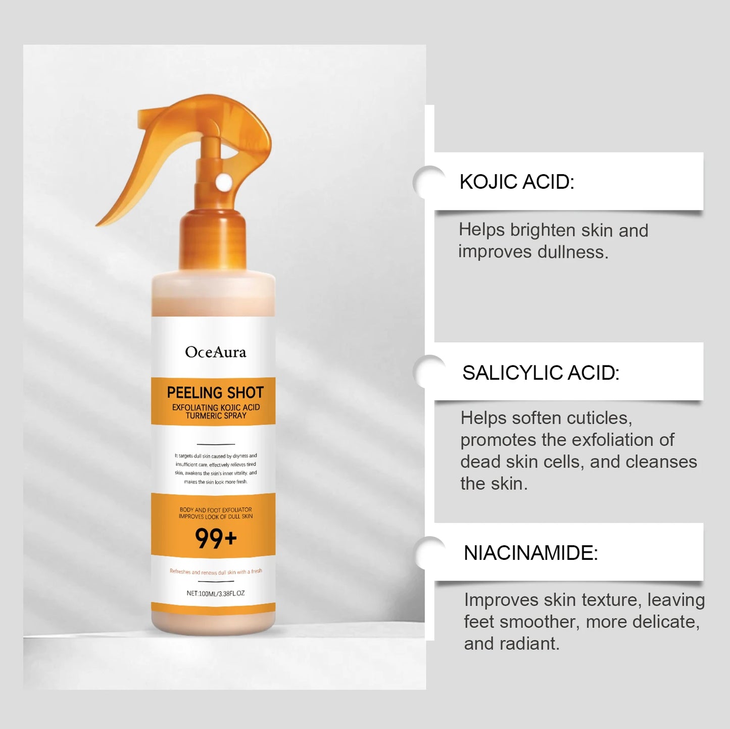 OCEAURA™ BrightSilk Exfoliating Body Mist