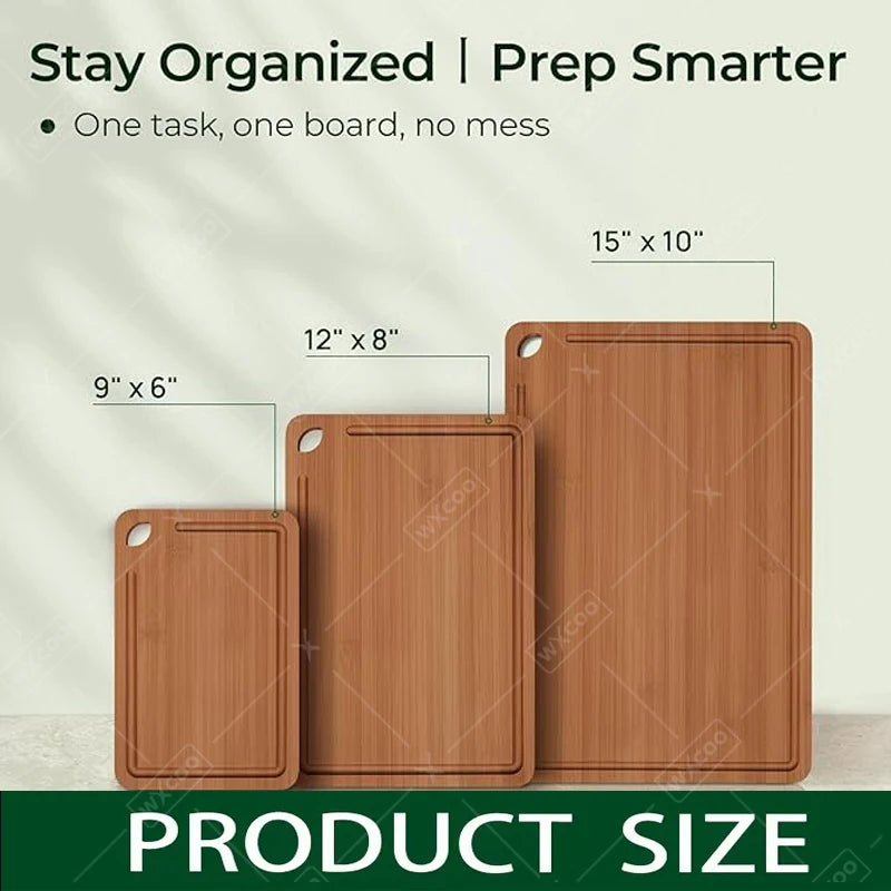 WOODORA™ Bamboo Kitchen Board Set