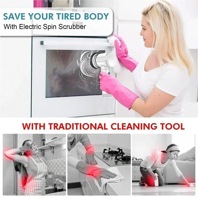 SparkClean™ Electric Spin Scrubber
